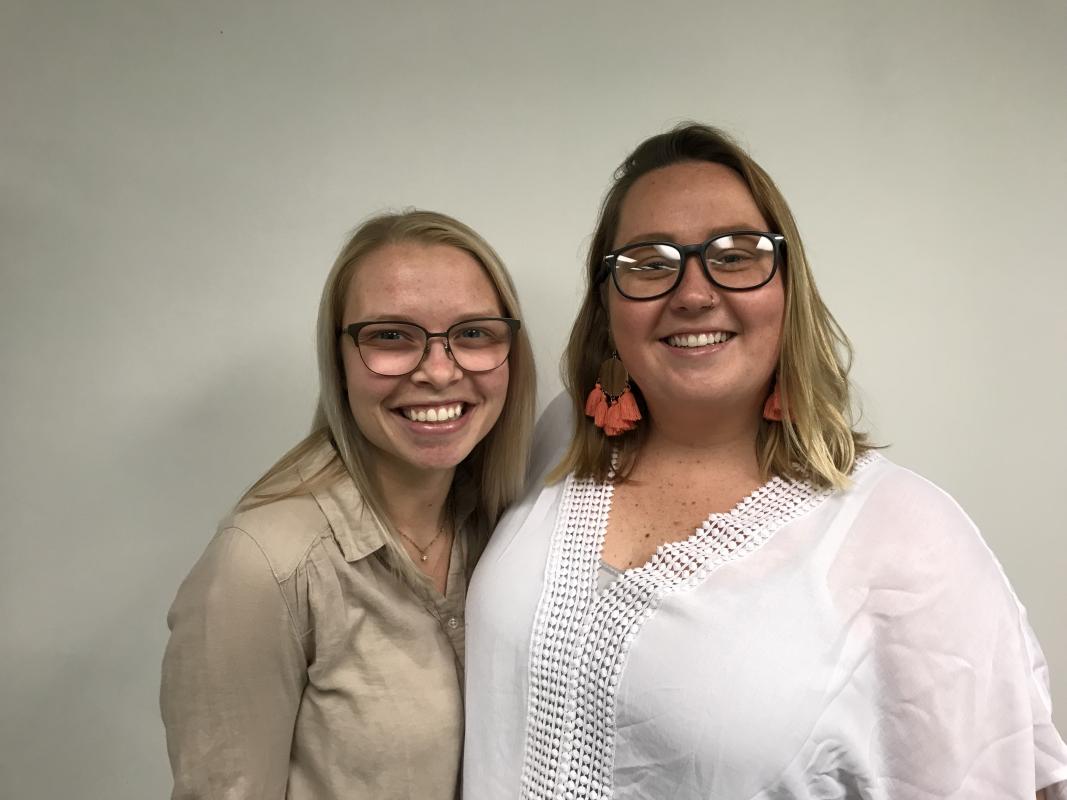 Gracyn and Cortney BSU interns